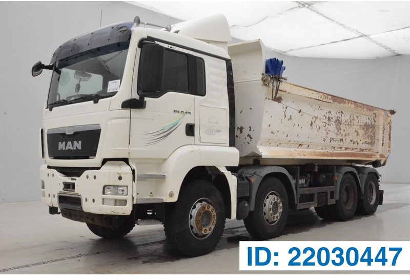 MAN TGS 35.480 - 8x4 "NON-EU"* - Billenőplatós teherautó: 1 kép. MAN TGS 35.480 - 8x4 "NON-EU"* - Billenőplatós teherautó: 1 kép.