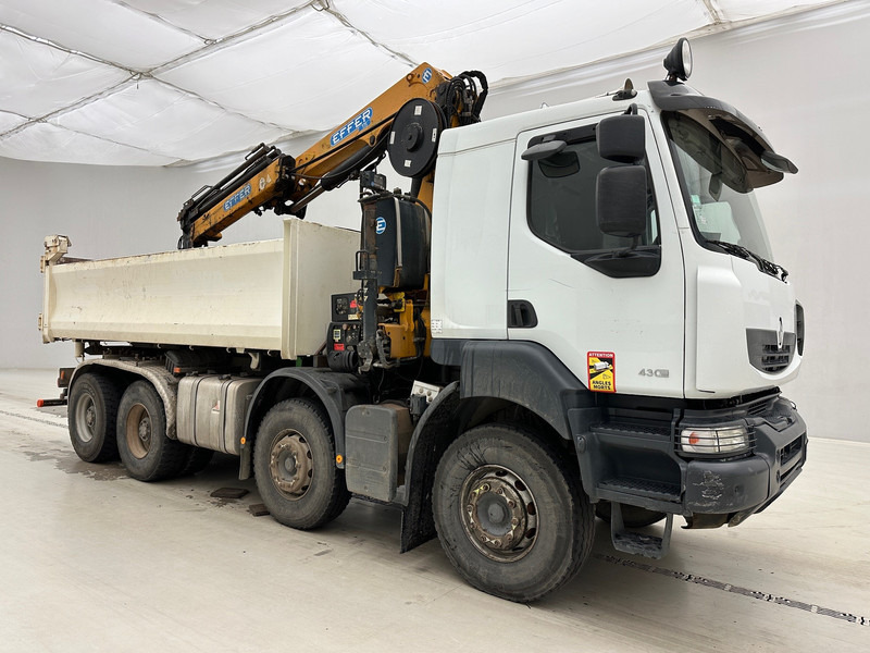 Renault Kerax 430 DXi - 8x4* - Billenőplatós teherautó, Darus autó: 3 kép. Renault Kerax 430 DXi - 8x4* - Billenőplatós teherautó, Darus autó: 3 kép.