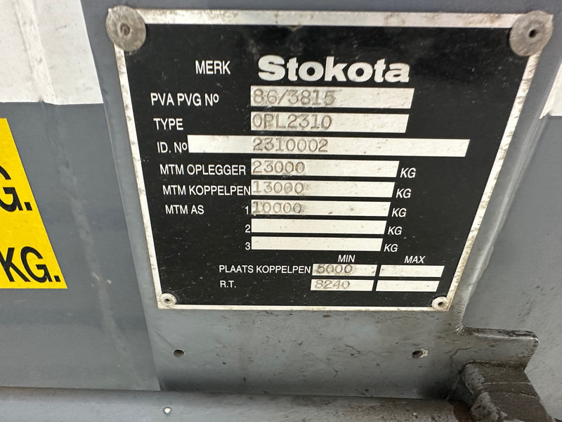 Stokota Tank 25000 L - Tartályos félpótkocsi: 4 kép. Stokota Tank 25000 L - Tartályos félpótkocsi: 4 kép.
