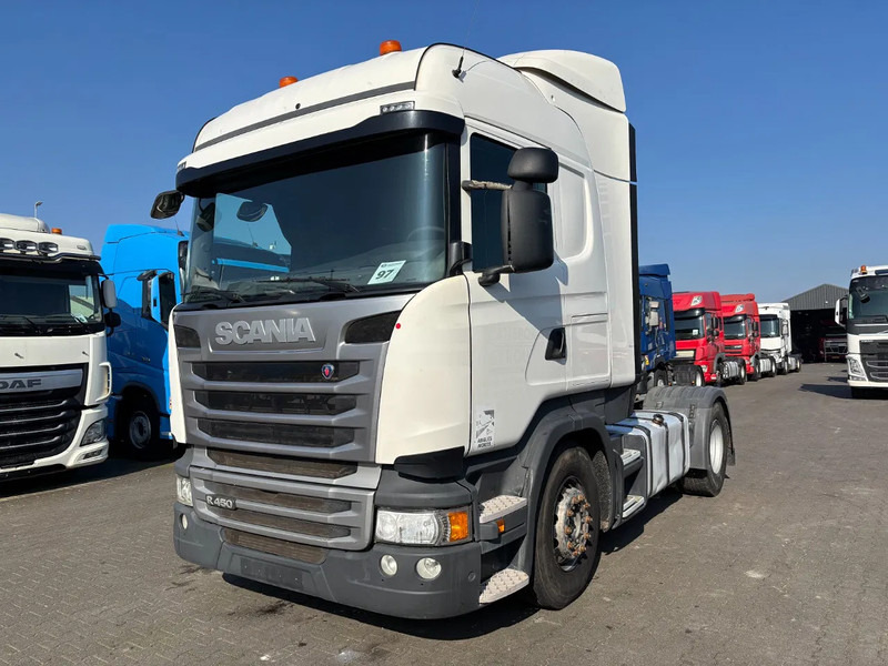 Scania R450 Highline Euro 6 Retarder - Nyergesvontató: 1 kép. Scania R450 Highline Euro 6 Retarder - Nyergesvontató: 1 kép.
