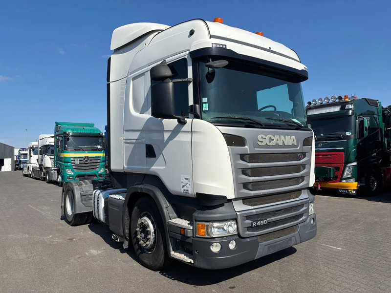 Scania R450 Highline Euro 6 Retarder - Nyergesvontató: 2 kép. Scania R450 Highline Euro 6 Retarder - Nyergesvontató: 2 kép.