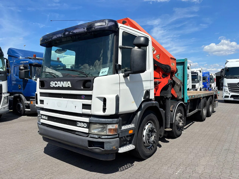 Scania P114-380 8X4 Palfinger PK 44002 - Darus autó: 5 kép. Scania P114-380 8X4 Palfinger PK 44002 - Darus autó: 5 kép.
