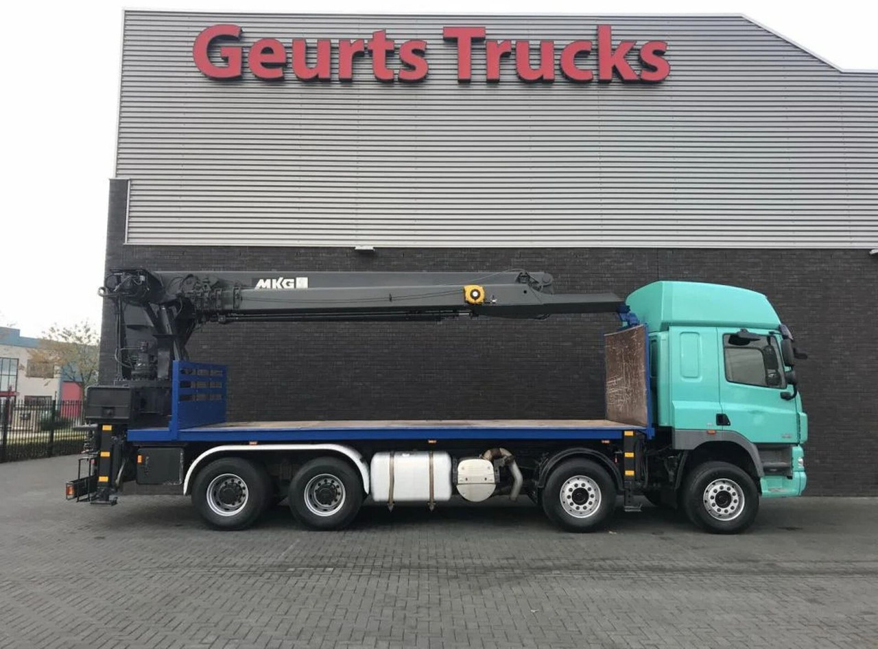 DAF CF 460 8X4 + MKG HMK 401/kran/kraan/Montagekran/ - Darus autó: 4 kép. DAF CF 460 8X4 + MKG HMK 401/kran/kraan/Montagekran/ - Darus autó: 4 kép.