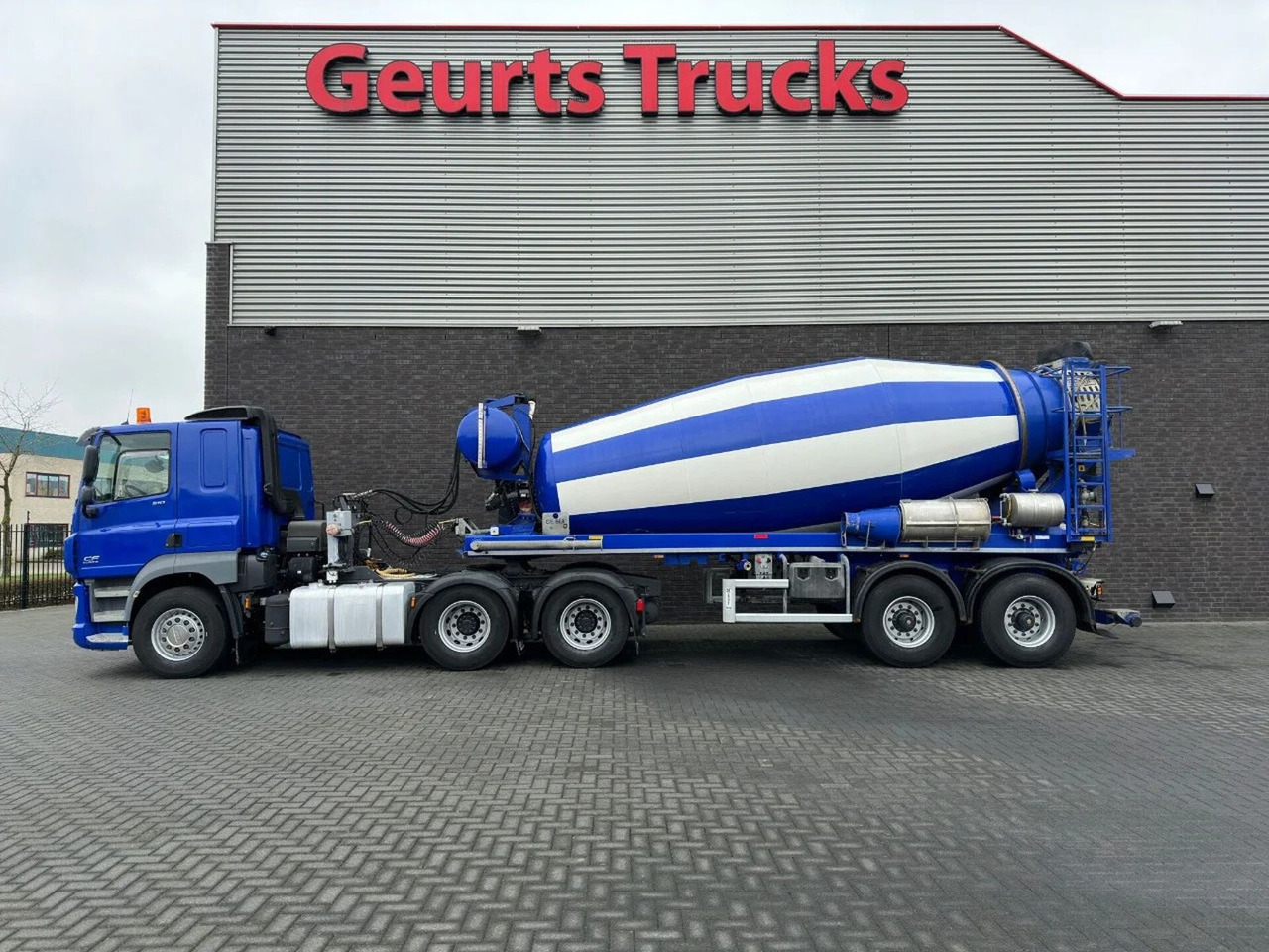 DAF CF 510 6X4 + DE BUF ST2 2-ASSIGE 10M3 CONCRETE M - Betonmixer: 1 kép. DAF CF 510 6X4 + DE BUF ST2 2-ASSIGE 10M3 CONCRETE M - Betonmixer: 1 kép.