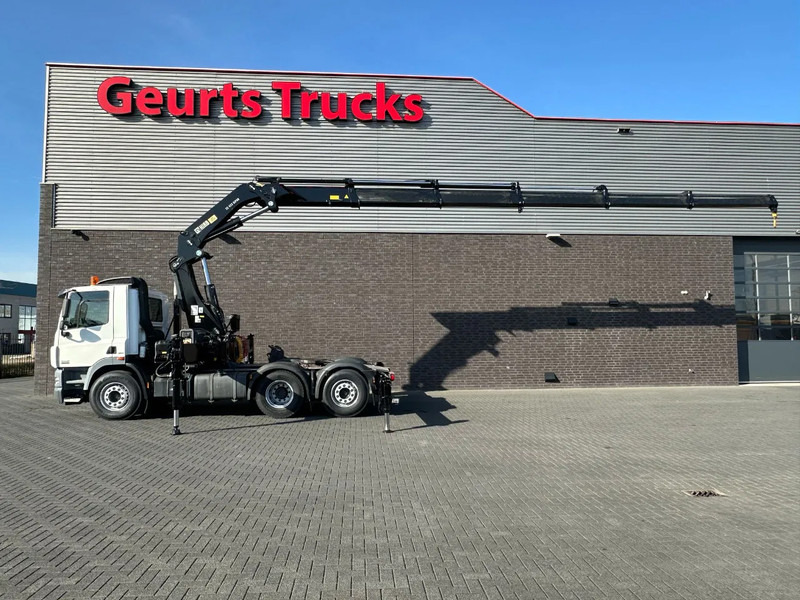 DAF CF 85 410 6X2 + HIAB 422EP-5 HIPRO TREKKER/SATTELZUG/TRACTOR UNIT/ CAMION - Darus autó: 1 kép. DAF CF 85 410 6X2 + HIAB 422EP-5 HIPRO TREKKER/SATTELZUG/TRACTOR UNIT/ CAMION - Darus autó: 1 kép.