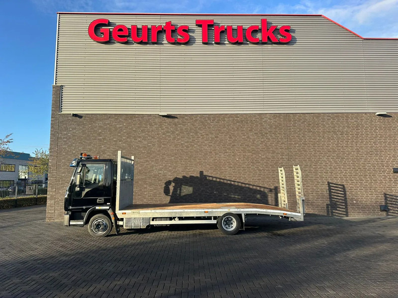 Iveco Eurocargo 12-60 OPRIJWAGEN / MACHINE TRANSPORTER / PLATEAU - Autószállító teherautó: 1 kép. Iveco Eurocargo 12-60 OPRIJWAGEN / MACHINE TRANSPORTER / PLATEAU - Autószállító teherautó: 1 kép.