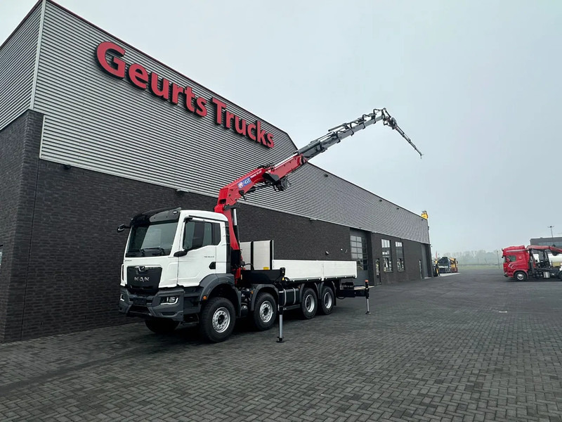 MAN TGS 35.470 8X4 HMF 4020-K6 + FJ 600 K4 KRAAN/KRAN/CRANE/GRUA - Darus autó: 2 kép. MAN TGS 35.470 8X4 HMF 4020-K6 + FJ 600 K4 KRAAN/KRAN/CRANE/GRUA - Darus autó: 2 kép.