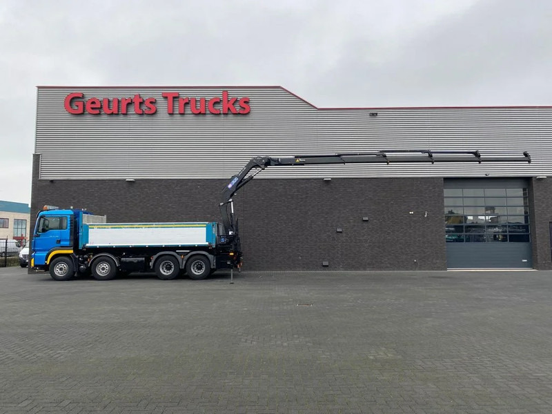 MAN TGS 35.480 8X4 KIPPER/TIPPER + HMF 2620-K5 KRAAN/KRAN/CRANE/GRUA - Billenőplatós teherautó, Darus autó: 5 kép. MAN TGS 35.480 8X4 KIPPER/TIPPER + HMF 2620-K5 KRAAN/KRAN/CRANE/GRUA - Billenőplatós teherautó, Darus autó: 5 kép.