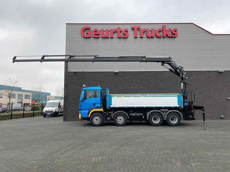 MAN TGS 35.480 8X4 KIPPER/TIPPER + HMF 2620-K5 KRAAN/KRAN/CRANE/GRUA - Billenőplatós teherautó, Darus autó: 1 kép. MAN TGS 35.480 8X4 KIPPER/TIPPER + HMF 2620-K5 KRAAN/KRAN/CRANE/GRUA - Billenőplatós teherautó, Darus autó: 1 kép.