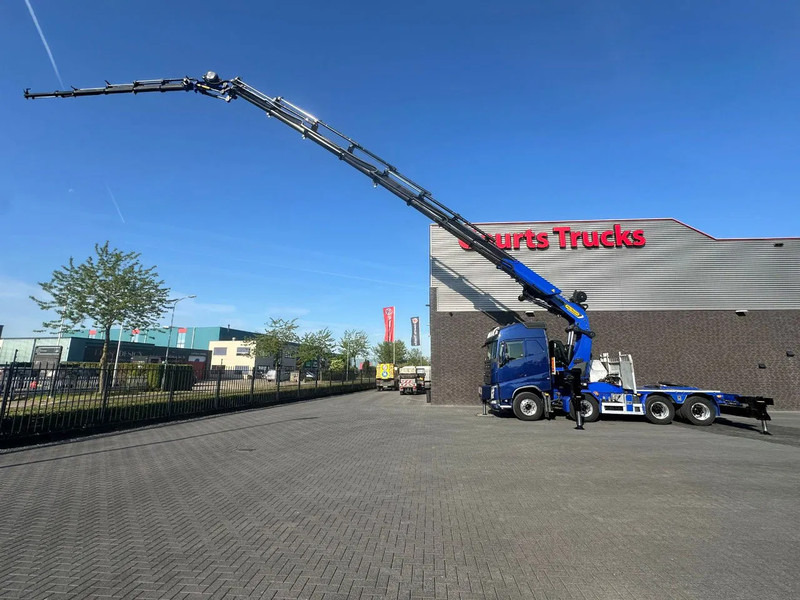 Volvo FH 540 8X4 TREKKER / BAKWAGEN MET PALFINGER PK135.002 TEC7 + JIB PJ190 KRAAN / KRAN / CRANE / GRUA - Nyergesvontató: 5 kép. Volvo FH 540 8X4 TREKKER / BAKWAGEN MET PALFINGER PK135.002 TEC7 + JIB PJ190 KRAAN / KRAN / CRANE / GRUA - Nyergesvontató: 5 kép.