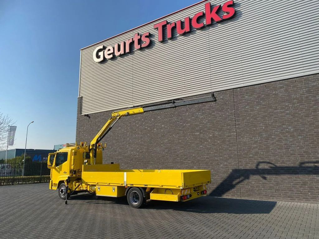 Renault D7.5 180 4X2 + PALFINGER PK 4200 KRAAN/KRAN/CRAN - Darus autó, Platós teherautó: 3 kép. Renault D7.5 180 4X2 + PALFINGER PK 4200 KRAAN/KRAN/CRAN - Darus autó, Platós teherautó: 3 kép.