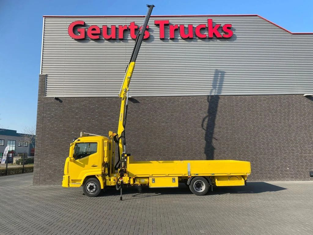 Renault D7.5 180 4X2 + PALFINGER PK 4200 KRAAN/KRAN/CRAN - Darus autó, Platós teherautó: 5 kép. Renault D7.5 180 4X2 + PALFINGER PK 4200 KRAAN/KRAN/CRAN - Darus autó, Platós teherautó: 5 kép.