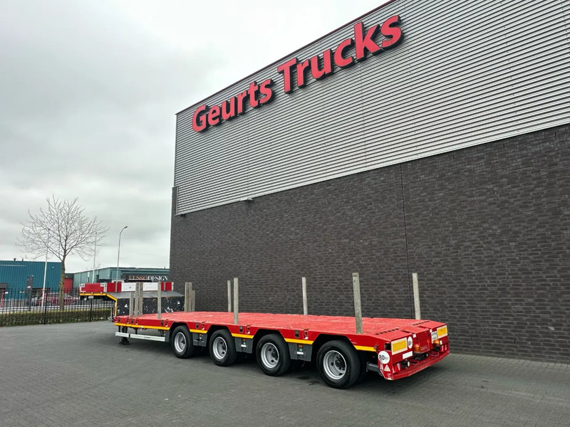 SCHEUERLE EUROAXLE 1T4 4 ASSER UITSCHUIFBARE SEMIE MET 12 TONS HYDRAULICHE EURO ASSEN HYDRAULICH GESTUURD SEMI-DIEPLADER / TIEFLADER / LO - Félpótkocsi mélybölcsős: 3 kép. SCHEUERLE EUROAXLE 1T4 4 ASSER UITSCHUIFBARE SEMIE MET 12 TONS HYDRAULICHE EURO ASSEN HYDRAULICH GESTUURD SEMI-DIEPLADER / TIEFLADER / LO - Félpótkocsi mélybölcsős: 3 kép.