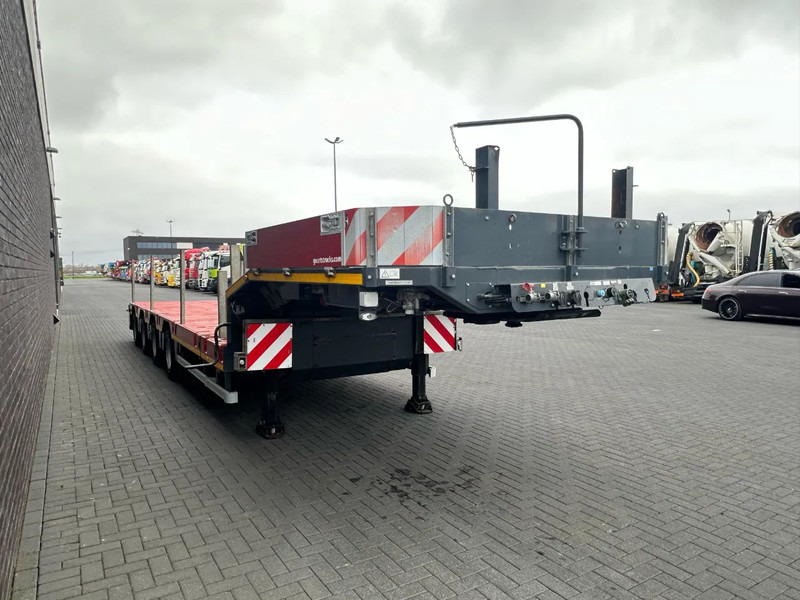 SCHEUERLE EUROAXLE 1T4 4 ASSER UITSCHUIFBARE SEMIE MET 12 TONS HYDRAULICHE EURO ASSEN HYDRAULICH GESTUURD SEMI-DIEPLADER / TIEFLADER / LO - Félpótkocsi mélybölcsős: 5 kép. SCHEUERLE EUROAXLE 1T4 4 ASSER UITSCHUIFBARE SEMIE MET 12 TONS HYDRAULICHE EURO ASSEN HYDRAULICH GESTUURD SEMI-DIEPLADER / TIEFLADER / LO - Félpótkocsi mélybölcsős: 5 kép.