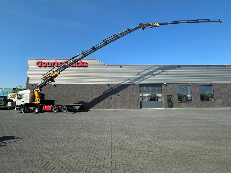 Scania G450 8X4 + EFFER 1255/8S + JIB 6S HD KRAAN/KRAN/CRANE/GRUA - Darus autó: 1 kép. Scania G450 8X4 + EFFER 1255/8S + JIB 6S HD KRAAN/KRAN/CRANE/GRUA - Darus autó: 1 kép.