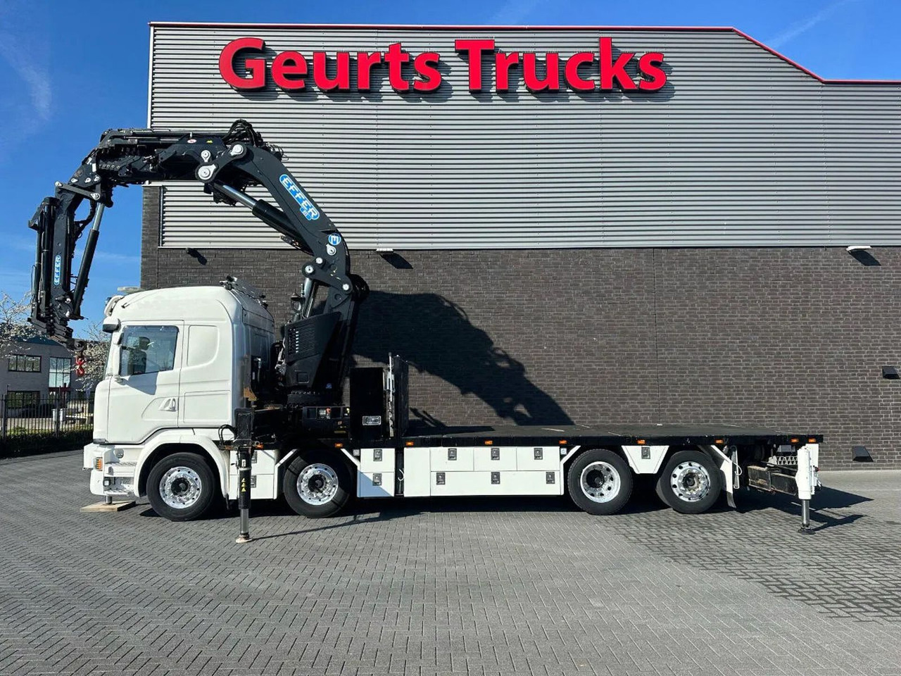 Scania G490 LB8X2*6HNB MET EFFER 955/8S +JIB 6S KRAAN / - Darus autó: 5 kép. Scania G490 LB8X2*6HNB MET EFFER 955/8S +JIB 6S KRAAN / - Darus autó: 5 kép.