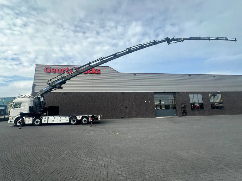 Scania G490 LB8X2*6HNB MET EFFER 955/8S +JIB 6S KRAAN / KRAN / CRANE / GRUA - Darus autó: 1 kép. Scania G490 LB8X2*6HNB MET EFFER 955/8S +JIB 6S KRAAN / KRAN / CRANE / GRUA - Darus autó: 1 kép.