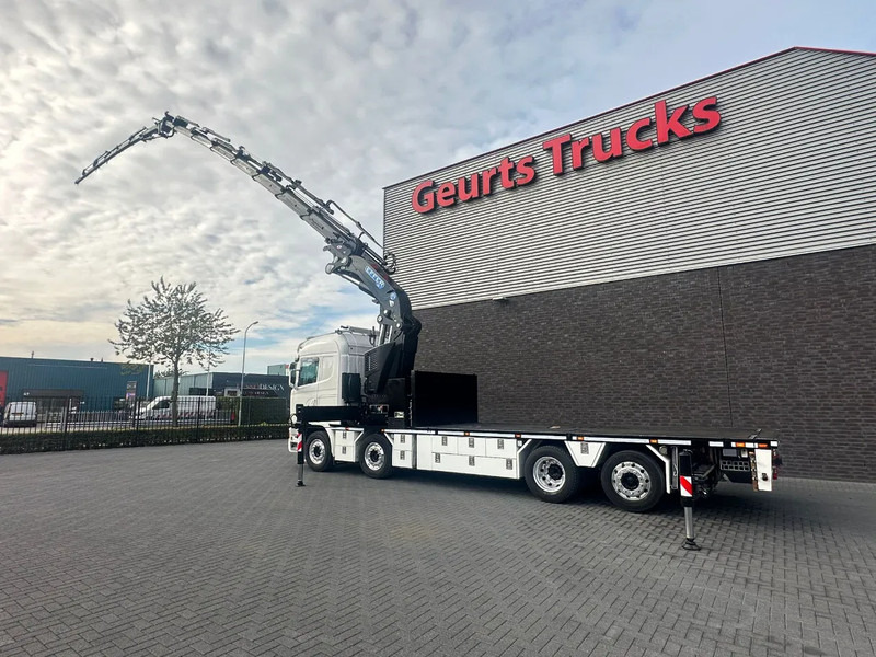 Scania G490 LB8X2*6HNB MET EFFER 955/8S +JIB 6S KRAAN / KRAN / CRANE / GRUA - Darus autó: 4 kép. Scania G490 LB8X2*6HNB MET EFFER 955/8S +JIB 6S KRAAN / KRAN / CRANE / GRUA - Darus autó: 4 kép.