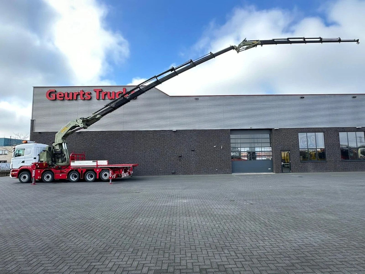Scania R480 10X4 TREKKER-BAKWAGEN COMBI + PALFINGER PK - Darus autó: 1 kép. Scania R480 10X4 TREKKER-BAKWAGEN COMBI + PALFINGER PK - Darus autó: 1 kép.