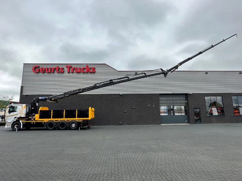 Scania R530 V8 NGS 8X4 TRIDEM MET HYVA 2Z KIPPER + HMF 5020-K6 + JIB FJ1000-K5 KRAAN/KRAN/CRANE/GRUA - Darus autó: 4 kép. Scania R530 V8 NGS 8X4 TRIDEM MET HYVA 2Z KIPPER + HMF 5020-K6 + JIB FJ1000-K5 KRAAN/KRAN/CRANE/GRUA - Darus autó: 4 kép.