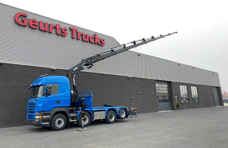 Scania R560 V8 8X2 TREKKER/BAKWAGEN + HIAB 477E-8 HIPRO KRAAN/KRAN/CRANE/GRUA - Darus autó: 3 kép. Scania R560 V8 8X2 TREKKER/BAKWAGEN + HIAB 477E-8 HIPRO KRAAN/KRAN/CRANE/GRUA - Darus autó: 3 kép.