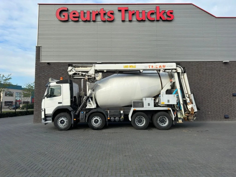 Volvo FM 410 8X4 + STETTER 9 M3 MIXER/MISCHER + THEAM 15 M TRANSPORTBAND/BELT - Betonmixer: 1 kép. Volvo FM 410 8X4 + STETTER 9 M3 MIXER/MISCHER + THEAM 15 M TRANSPORTBAND/BELT - Betonmixer: 1 kép.
