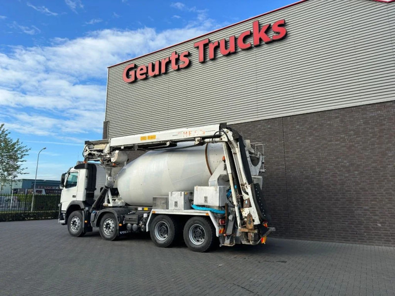 Volvo FM 410 8X4 + STETTER 9 M3 MIXER/MISCHER + THEAM 15 M TRANSPORTBAND/BELT - Betonmixer: 3 kép. Volvo FM 410 8X4 + STETTER 9 M3 MIXER/MISCHER + THEAM 15 M TRANSPORTBAND/BELT - Betonmixer: 3 kép.