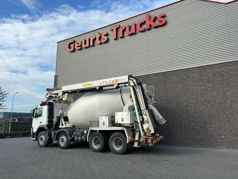 Volvo FM 410 8X4 + STETTER 9 M3 MIXER/MISCHER + THEAM 15 M TRANSPORTBAND/BELT - Betonmixer: 3 kép. Volvo FM 410 8X4 + STETTER 9 M3 MIXER/MISCHER + THEAM 15 M TRANSPORTBAND/BELT - Betonmixer: 3 kép.