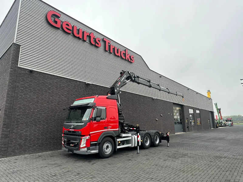 Volvo FM 500 6X4 R TREKKER / BAKWAGEN MET HIAB X-HIPRO 418EP-5 - Darus autó: 4 kép. Volvo FM 500 6X4 R TREKKER / BAKWAGEN MET HIAB X-HIPRO 418EP-5 - Darus autó: 4 kép.