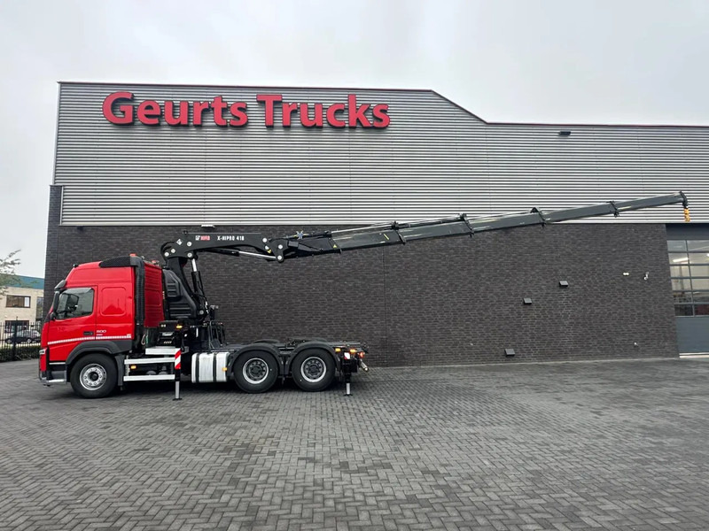 Volvo FM 500 6X4 R TREKKER / BAKWAGEN MET HIAB X-HIPRO 418EP-5 - Darus autó: 2 kép. Volvo FM 500 6X4 R TREKKER / BAKWAGEN MET HIAB X-HIPRO 418EP-5 - Darus autó: 2 kép.