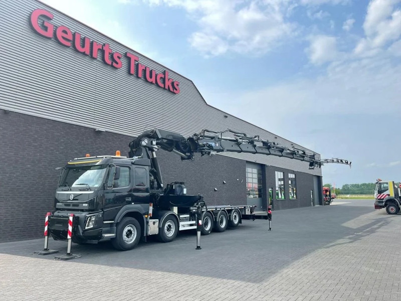 Volvo FMX 540 10X4 + EFFER 1255/7S + JIB 6S HD KRAAN/KRAN/CRANE/GRUA - Darus autó: 5 kép. Volvo FMX 540 10X4 + EFFER 1255/7S + JIB 6S HD KRAAN/KRAN/CRANE/GRUA - Darus autó: 5 kép.