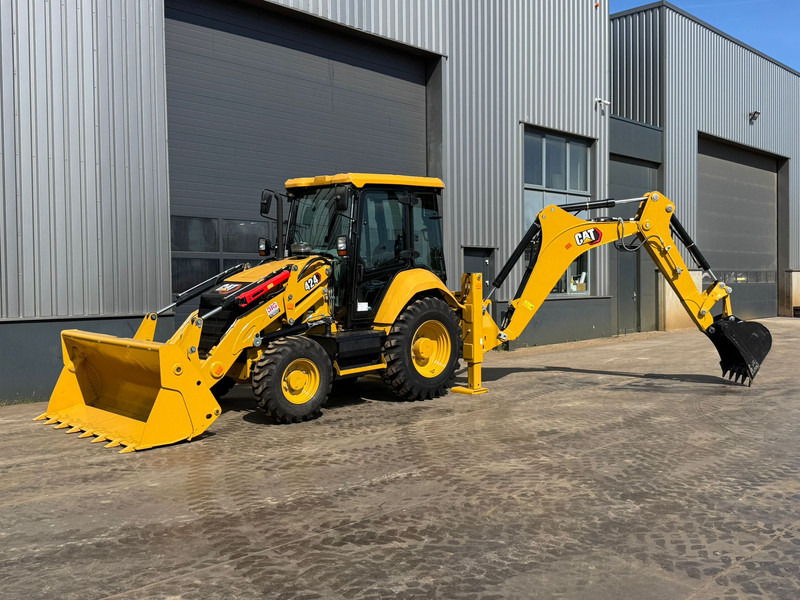 Caterpillar 424 4x4 Backhoe Loader - Kotrórakodó: 4 kép. Caterpillar 424 4x4 Backhoe Loader - Kotrórakodó: 4 kép.