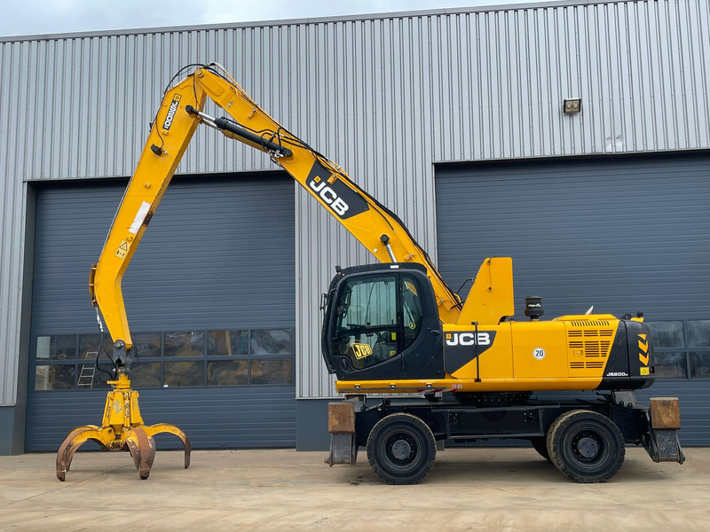 JCB JS200W Material Handler - Gumikerekes kotró: 1 kép. JCB JS200W Material Handler - Gumikerekes kotró: 1 kép.