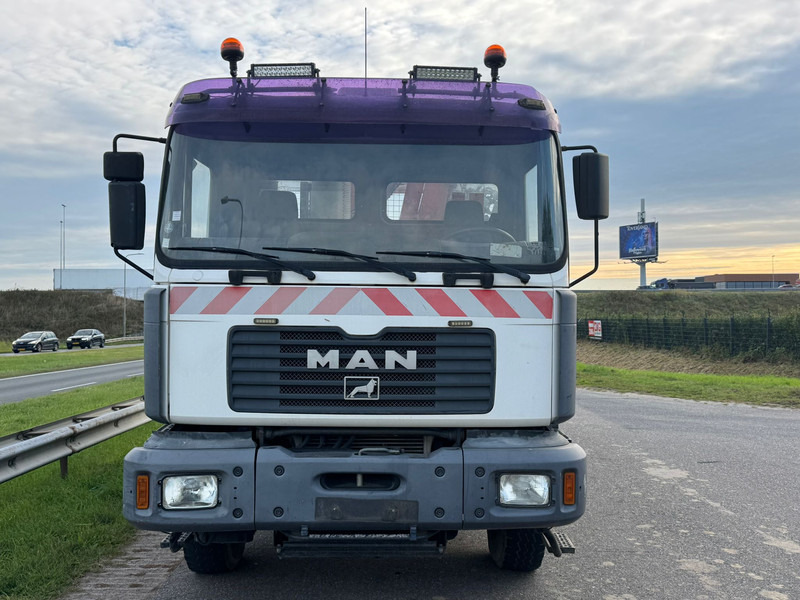 MAN 19.310 4x2 Kipper with HMF 1463K2 Crane - Billenőplatós teherautó, Darus autó: 4 kép. MAN 19.310 4x2 Kipper with HMF 1463K2 Crane - Billenőplatós teherautó, Darus autó: 4 kép.