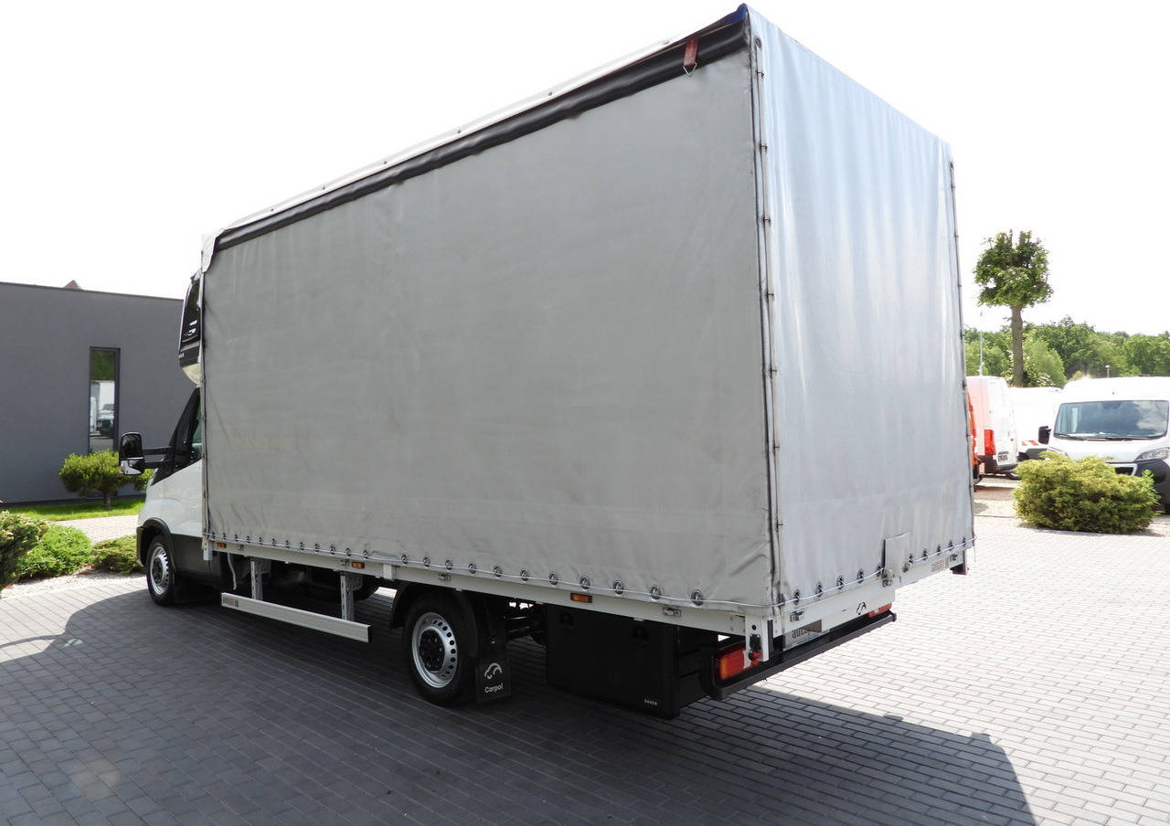 Ponyvás kisteherautó IVECO DAILY 35S18 TARPAULIN 10 PALLETS CRUISE CONTROL LED LIGHTS AIR CONDITIONING  180HP: 9 kép.