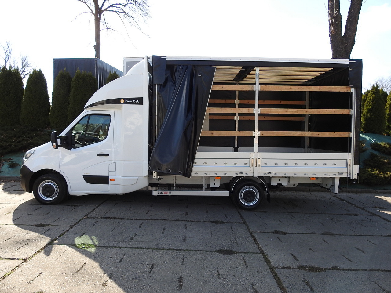 Ponyvás kisteherautó OPEL MOVANO TARPAULIN 10 PALLETS WEBASTO CRUISE CONTROL AIR CONDITIONING LED LIGHTS PNEUMATICS  165HP: 8 kép.