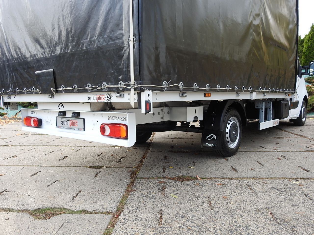 Ponyvás kisteherautó OPEL MOVANO TARPAULIN 10 PALLETS WEBASTO CRUISE CONTROL LED LIGHTS PNEUMATICS AIR CONDITIONING  165HP: 29 kép.