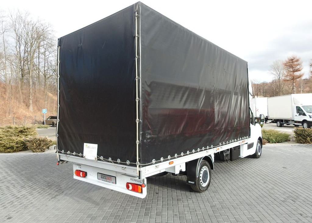Renault MASTER PRITSCHE PLANE 10 PALETTEN TEMPOMAT - Ponyvás kisteherautó: 3 kép. Renault MASTER PRITSCHE PLANE 10 PALETTEN TEMPOMAT - Ponyvás kisteherautó: 3 kép.