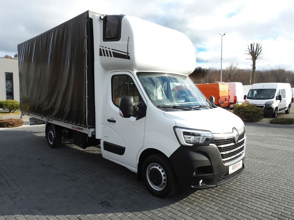 Renault MASTER PRITSCHE PLANE 10 PALETTEN TEMPOMAT - Ponyvás kisteherautó: 4 kép. Renault MASTER PRITSCHE PLANE 10 PALETTEN TEMPOMAT - Ponyvás kisteherautó: 4 kép.
