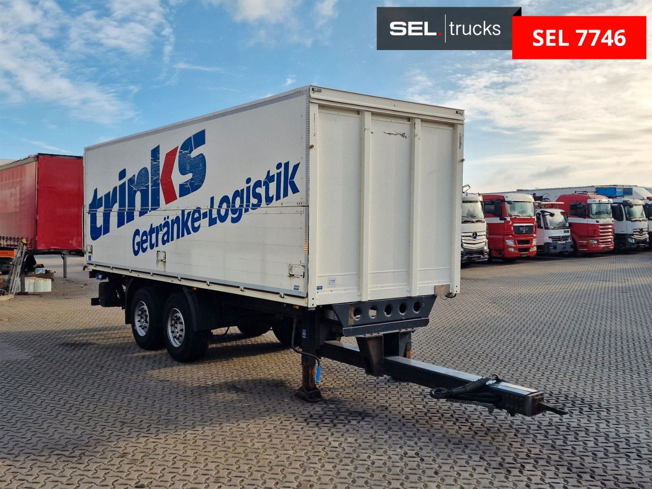 Böse BTA 7.3 / Ladebordwand / 2 Achsen - Tandem - Pótkocsi italszállító: 3 kép. Böse BTA 7.3 / Ladebordwand / 2 Achsen - Tandem - Pótkocsi italszállító: 3 kép.