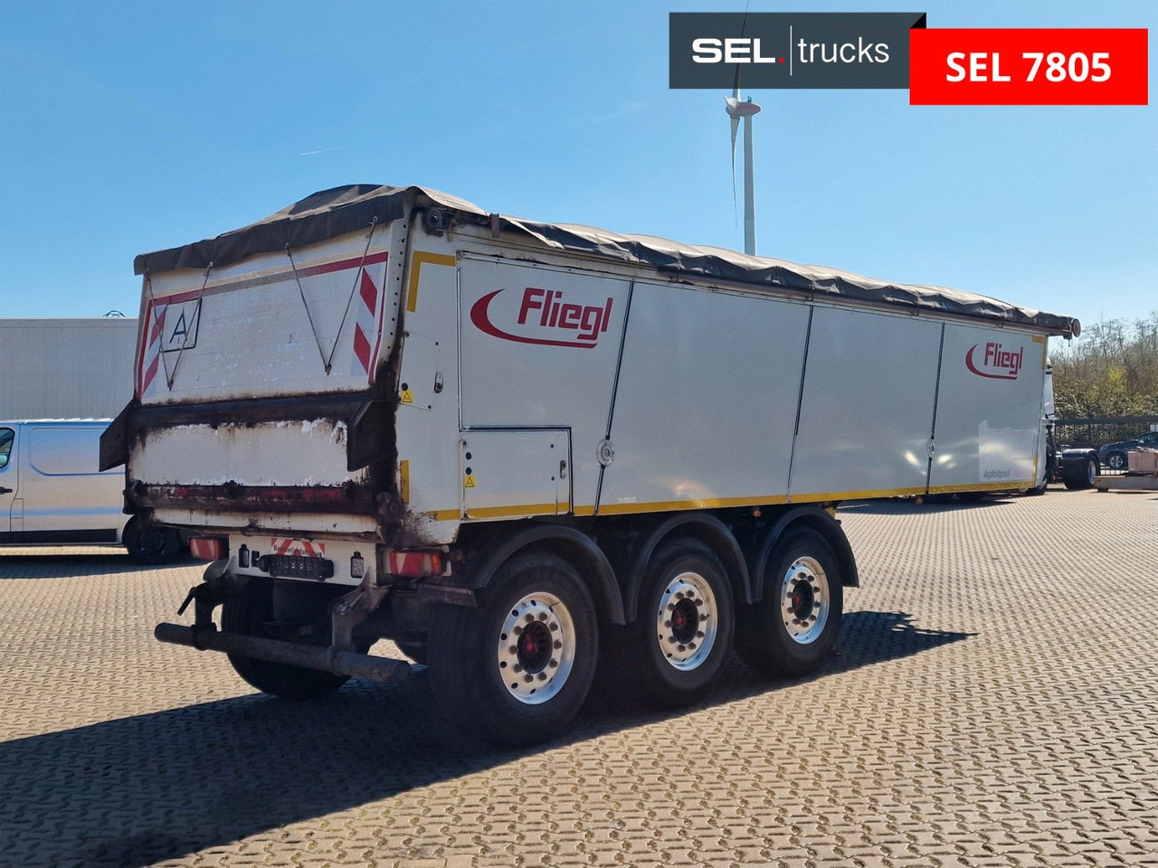 Fliegl ASS 372 Thermo / Thermomulde mit Abschiebetechn. - Félpótkocsi billenőplatós: 5 kép. Fliegl ASS 372 Thermo / Thermomulde mit Abschiebetechn. - Félpótkocsi billenőplatós: 5 kép.