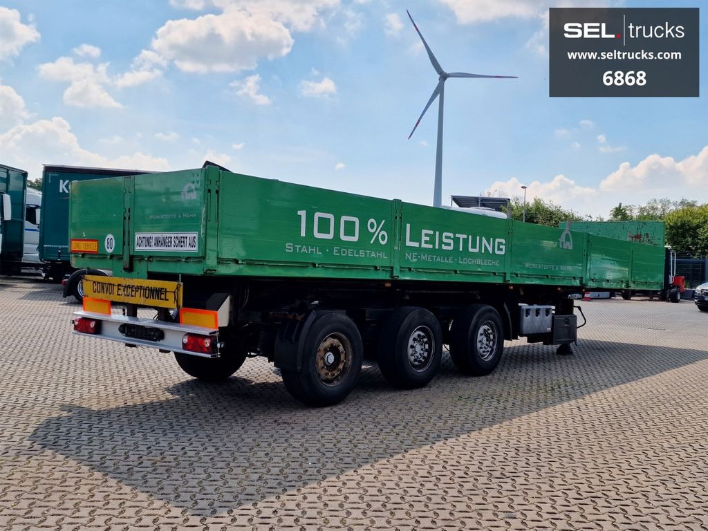 Gloria 35SA / Teleskop / Lenkachse Gloria 35SA / Teleskop /3 x Lenkachse - Platós félpótkocsi: 5 kép. Gloria 35SA / Teleskop / Lenkachse Gloria 35SA / Teleskop /3 x Lenkachse - Platós félpótkocsi: 5 kép.