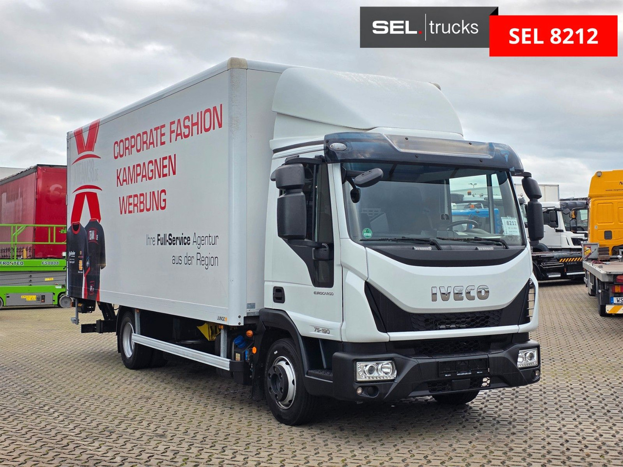 Iveco Eurocargo 75-190 / Ladebordwand / 6D - Dobozos kisteherautó: 3 kép. Iveco Eurocargo 75-190 / Ladebordwand / 6D - Dobozos kisteherautó: 3 kép.