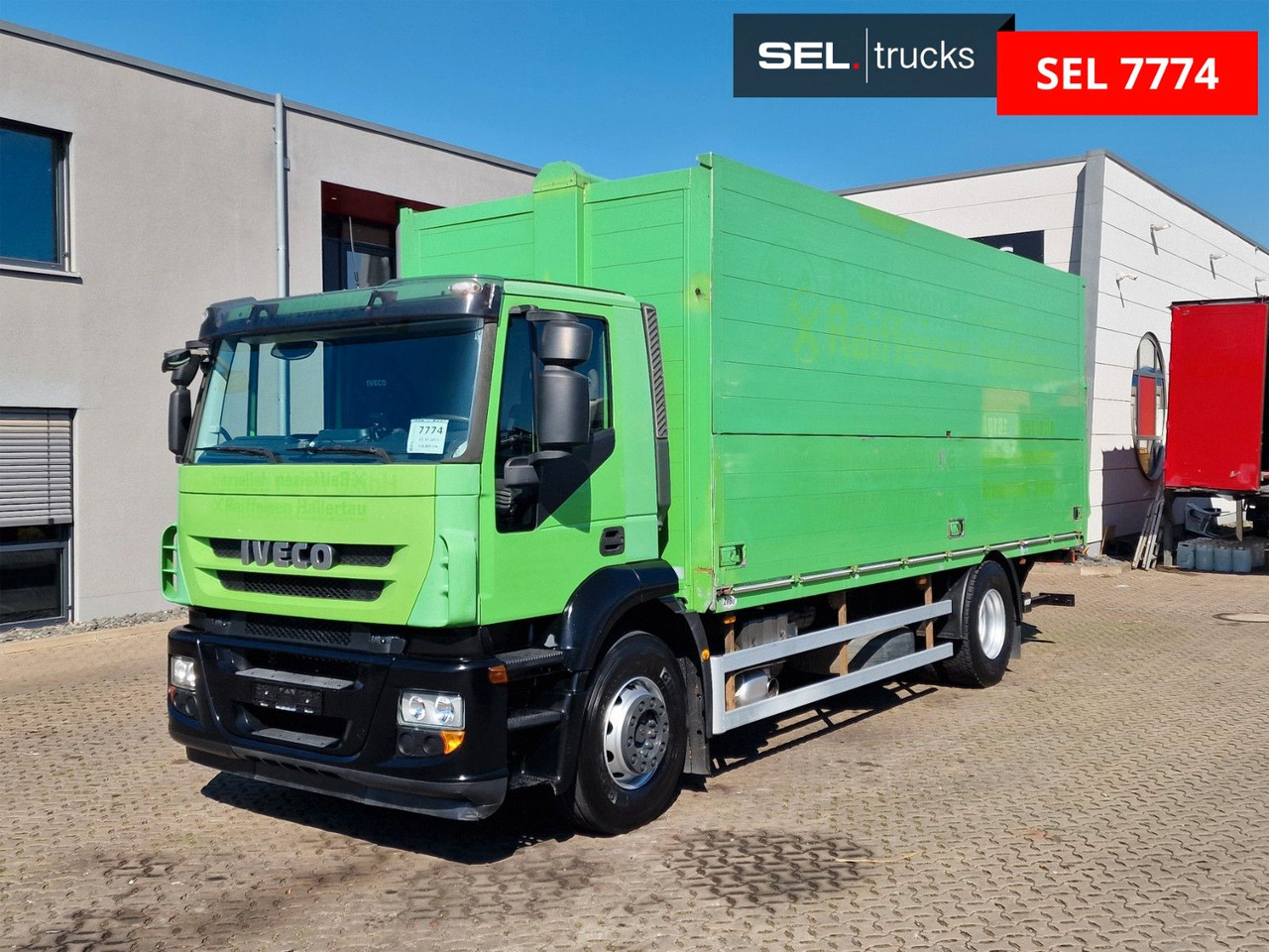Iveco Stralis 360 / Ladebordwand - Dobozos felépítményű teherautó: 1 kép. Iveco Stralis 360 / Ladebordwand - Dobozos felépítményű teherautó: 1 kép.