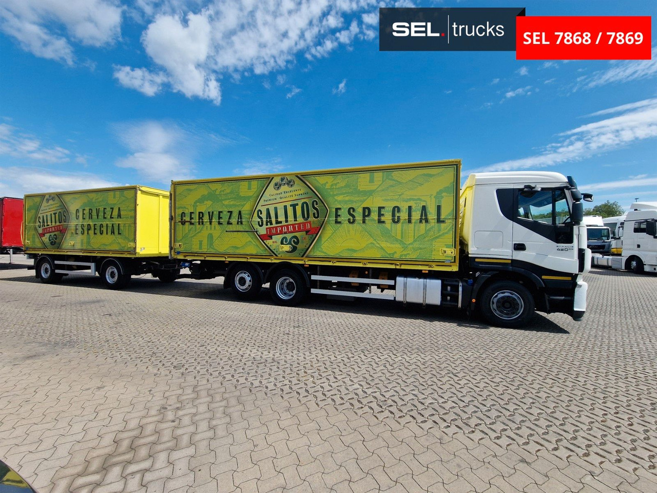 Iveco Stralis 420 / Ldbw / Lenkachse (KOMPLETT) - Italszállító teherautó: 4 kép. Iveco Stralis 420 / Ldbw / Lenkachse (KOMPLETT) - Italszállító teherautó: 4 kép.