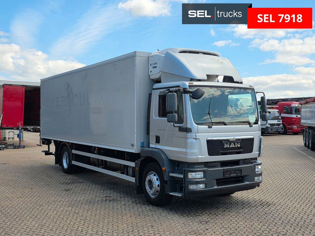 MAN TGM 18.290 4X2 LL / Ldbw / Thermo King T-1200R - Hűtős teherautó: 3 kép. MAN TGM 18.290 4X2 LL / Ldbw / Thermo King T-1200R - Hűtős teherautó: 3 kép.