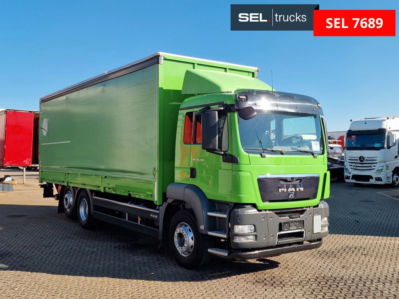 MAN TGS 26.360 6X2-2 BL / Ladebordwand / Aluklappen - Ponyvás teherautó: 3 kép. MAN TGS 26.360 6X2-2 BL / Ladebordwand / Aluklappen - Ponyvás teherautó: 3 kép.