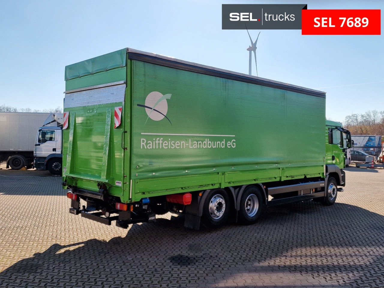 MAN TGS 26.360 6X2-2 BL / Ladebordwand / Aluklappen - Ponyvás teherautó: 5 kép. MAN TGS 26.360 6X2-2 BL / Ladebordwand / Aluklappen - Ponyvás teherautó: 5 kép.