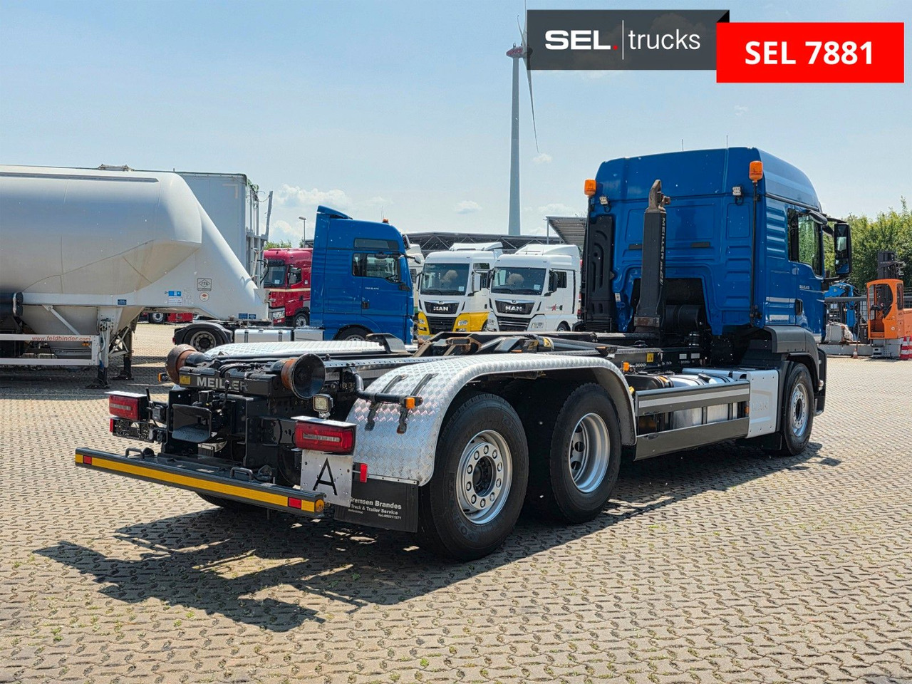 MAN TGS 26.470 6x2-4 BL /Intarder / Lenkachse / 6D - Horgos rakodó teherautó: 5 kép. MAN TGS 26.470 6x2-4 BL /Intarder / Lenkachse / 6D - Horgos rakodó teherautó: 5 kép.