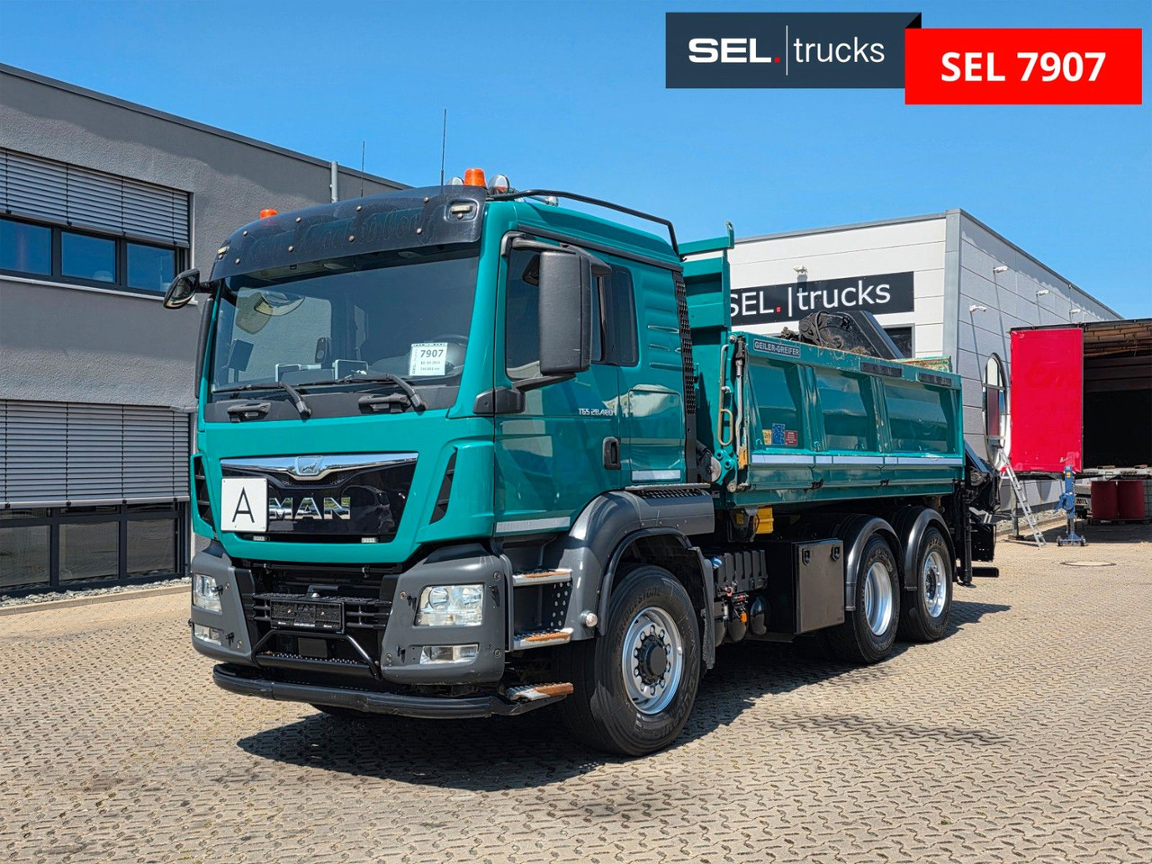 MAN TGS 28.480 6X4H-4 BL /HIAB /Fernbed. / Lenkachse - Billenőplatós teherautó, Darus autó: 3 kép. MAN TGS 28.480 6X4H-4 BL /HIAB /Fernbed. / Lenkachse - Billenőplatós teherautó, Darus autó: 3 kép.